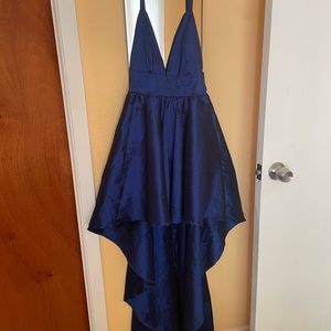 Small Winsor Royal Blue Prom Highlow Party Dress
